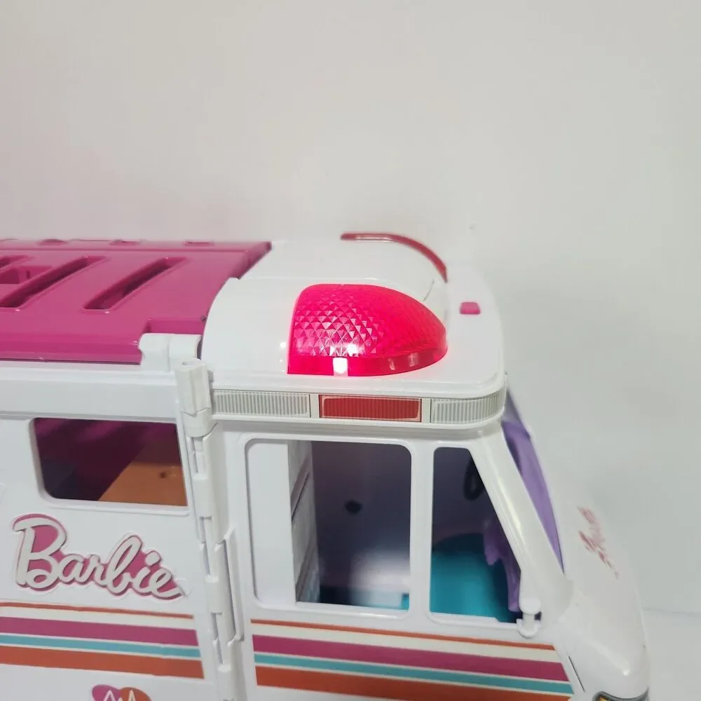 Barbie Ambulance Clinic Playset | Lights & Sirens Work | 2022 Mattel